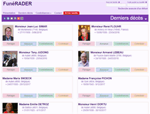 Tablet Screenshot of funerader.net